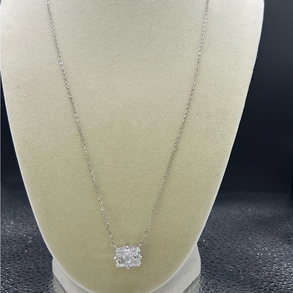 Melinda Maria Silver Necklace with Dazzling Pendant